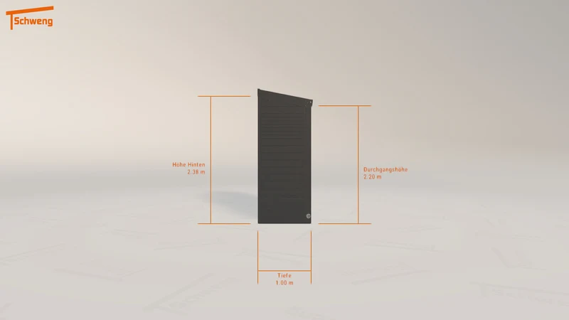 #DE Schweng Terrassenüberdachung S350 (ID g73x28)