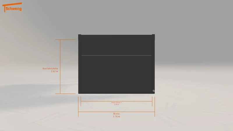 #AT Schweng Flachdachcarport C600+ (ID 8594pw)