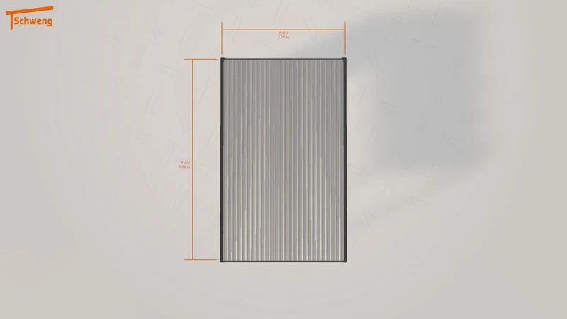 #AT Schweng Flachdachcarport C600+ (ID 8594pw)