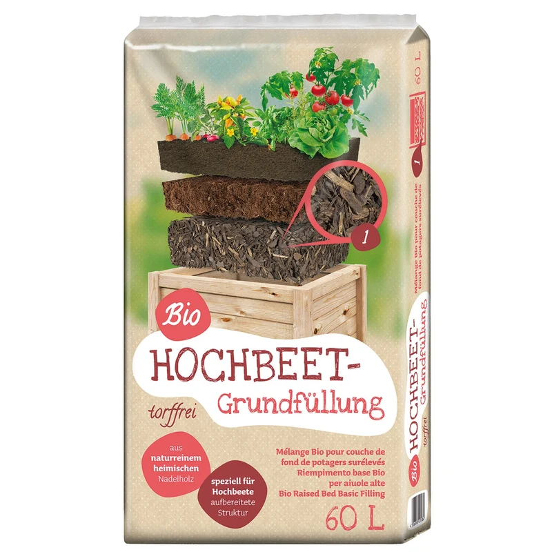 Floragard Universal Bio Hochbeet Grundfüllung