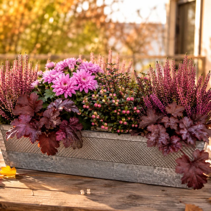 Balkonblumen "Bepflanzung in Rosatönen"