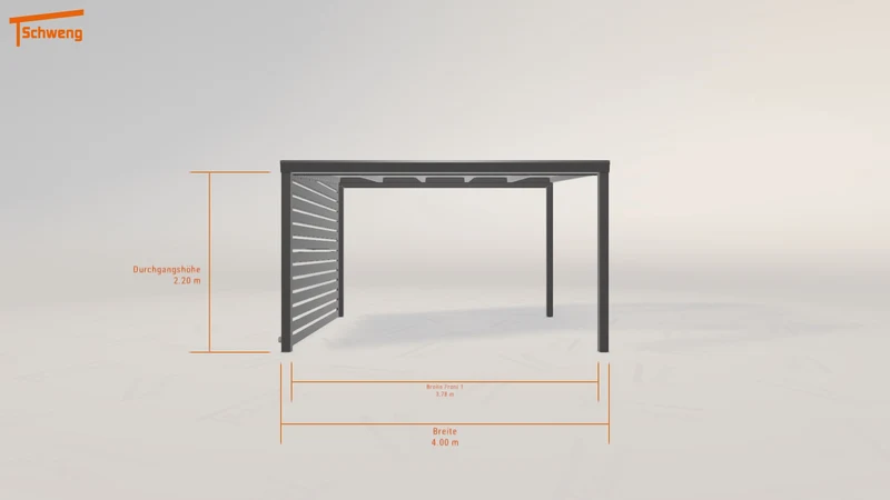 #DE Schweng Terrassenüberdachung S400 (ID rj5grk)