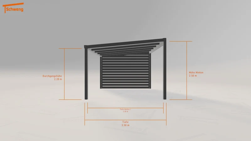 #DE Schweng Terrassenüberdachung S400 (ID rj5grk)