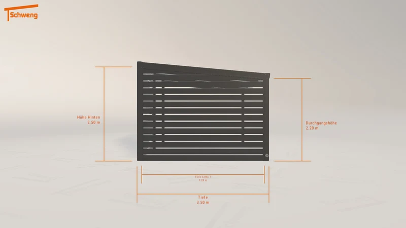 #DE Schweng Terrassenüberdachung S400 (ID k2qzrq)