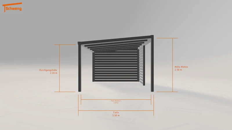 #DE Schweng Terrassenüberdachung S400 (ID k2qzrq)