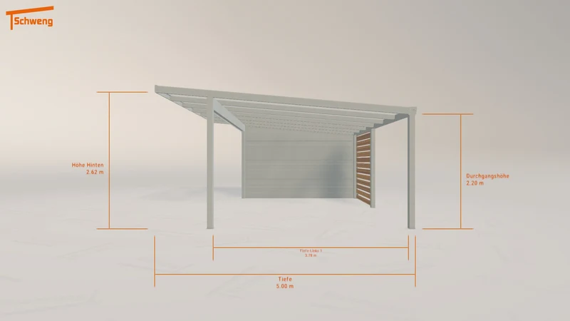 #AT Schweng Pultdachcarport S400 (ID qdykqn) #MTG