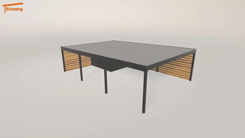 #AT Schweng Flachdachcarport C600 (ID 77wrdv)