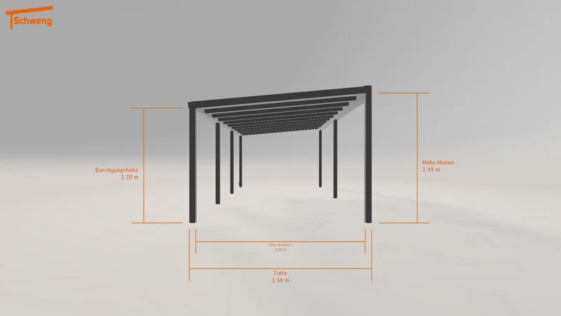 #DE Schweng Terrassenüberdachung S350 (ID ygy42k)