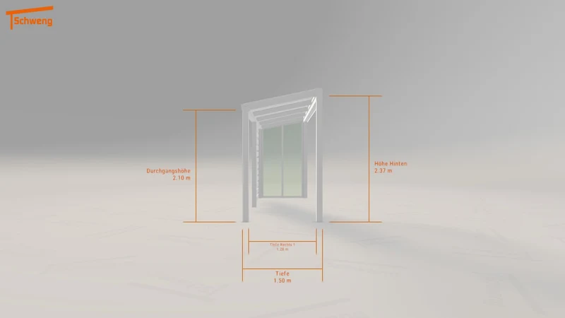 #DE Schweng Terrassenüberdachung S350 (ID zb5qjz)