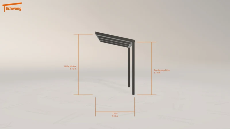 #DE Schweng Terrassenüberdachung S350 (ID rj5gkg)