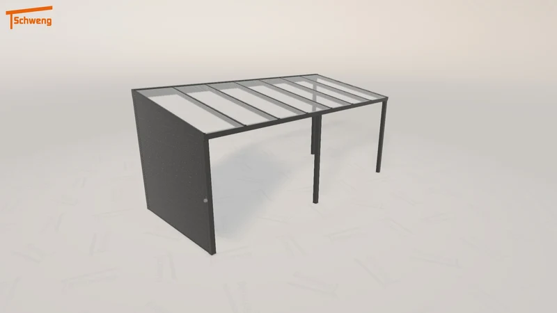 #DE Schweng Pultdachcarport S350 (ID mjpb43)