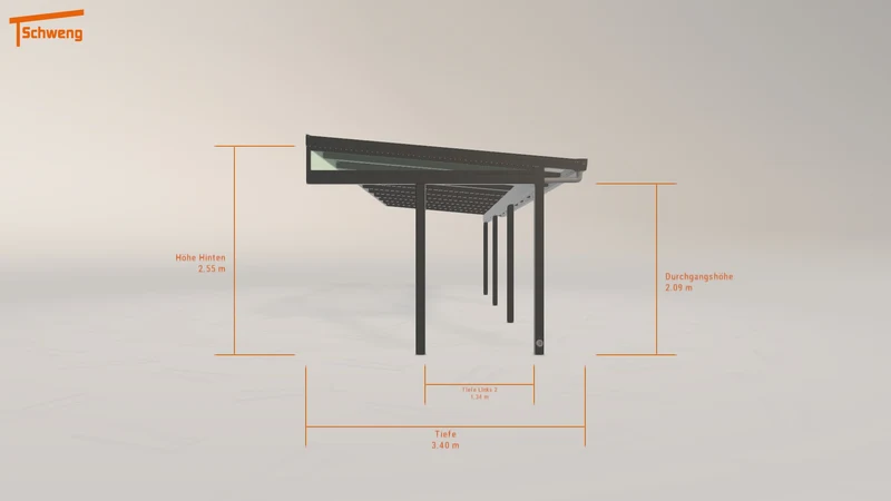 #DE Schweng Terrassenüberdachung S400 (ID 337vrq)