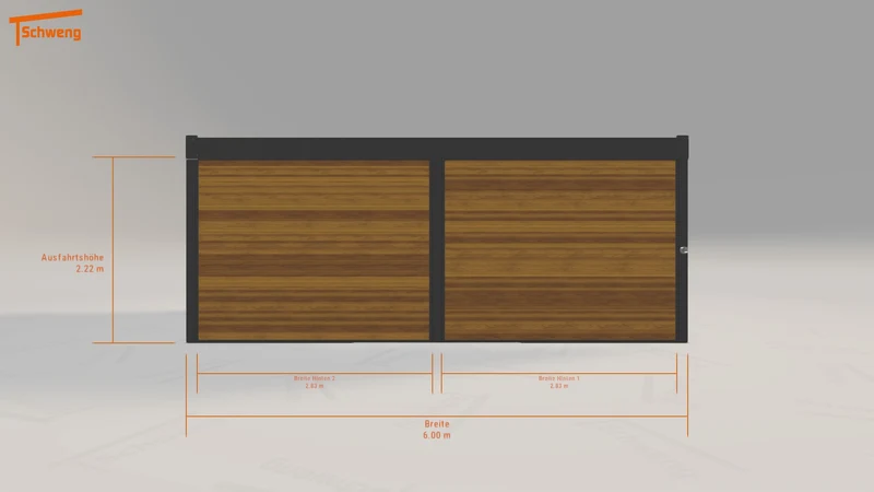 #AT Schweng Flachdachcarport C600+ (ID mjp8p8)