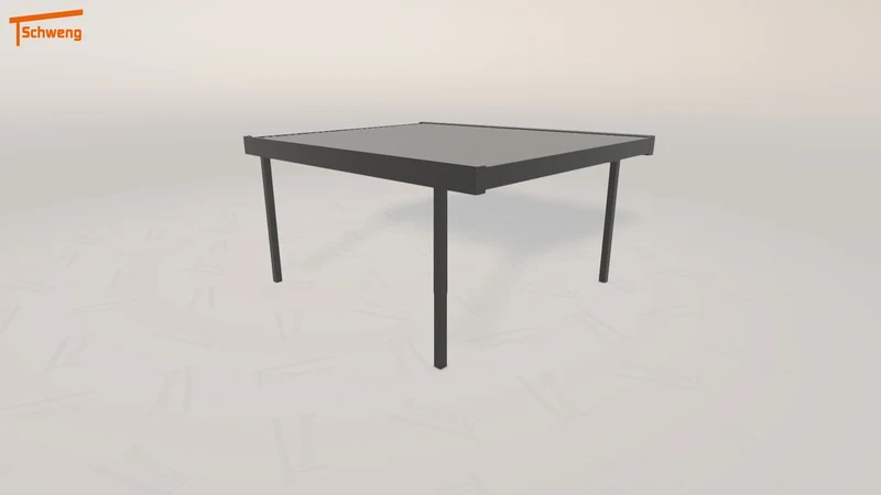 #DE Schweng Flachdachcarport C600 (ID zb5q5z)