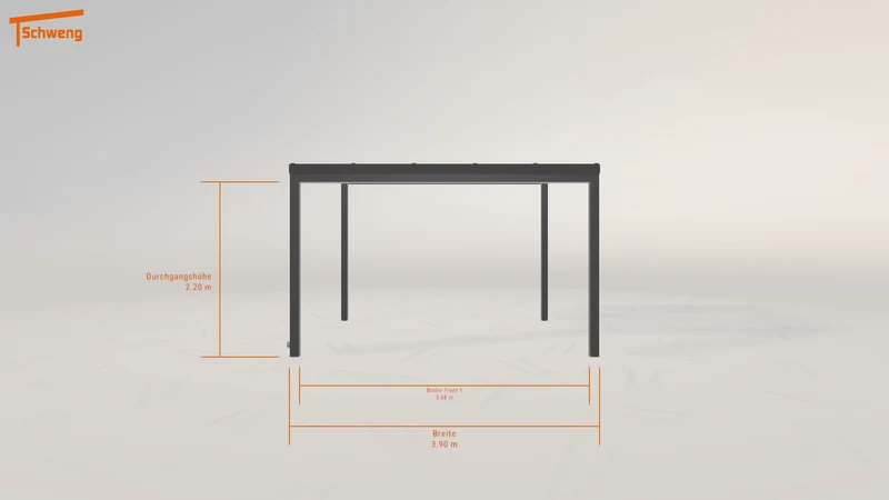 #DE Schweng Terrassenüberdachung S350 (ID 2q5zqb)