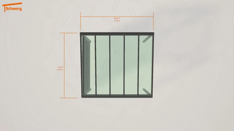 #DE Schweng Terrassenüberdachung S400 (ID 337mwp)