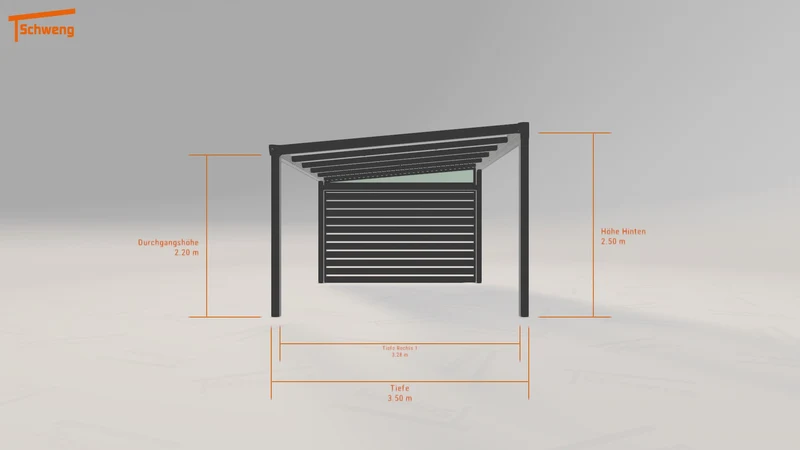 #DE Schweng Terrassenüberdachung S400 (ID n5dk7v)