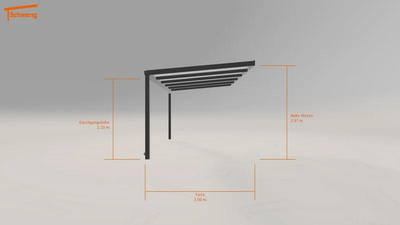#DE Schweng Terrassenüberdachung S350 (ID 5m8jmd)