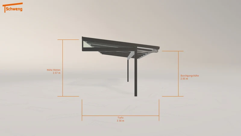 #DE Schweng Terrassenüberdachung S350 (ID 77wz4g)