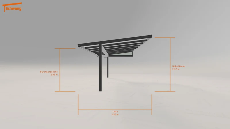 #DE Schweng Terrassenüberdachung S350 (ID 77wz4g)