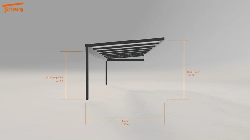 #DE Schweng Terrassenüberdachung S350 (ID v4jx83)