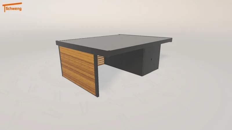 #DE Schweng Flachdachcarport C600 (ID g73w47) #MTG