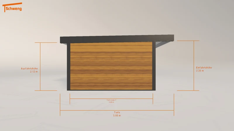 #DE Schweng Flachdachcarport C600 (ID g73w47) #MTG