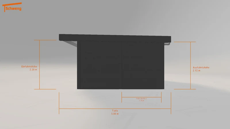 #DE Schweng Flachdachcarport C600 (ID g73w47) #MTG