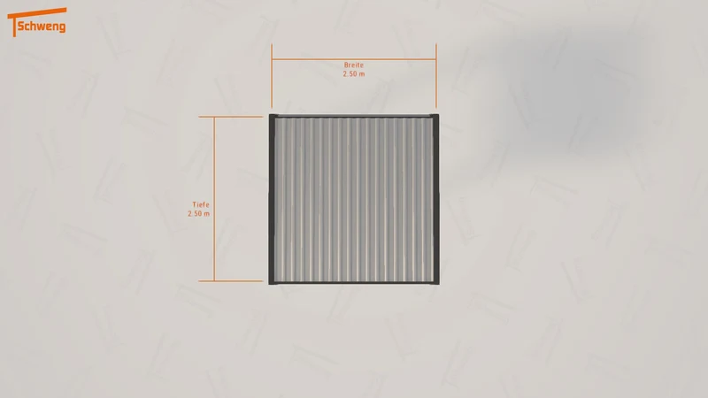 #DE Schweng Flachdachcarport C600 (ID pb9zvk)