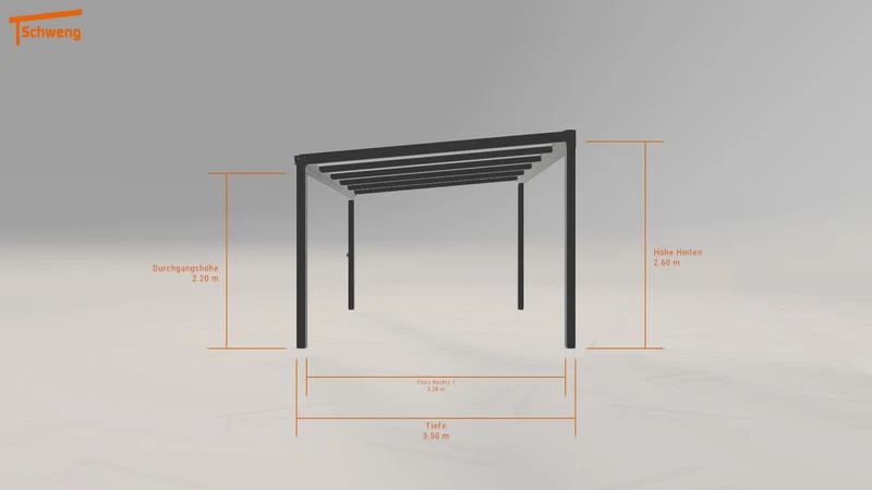 #DE Schweng Terrassenüberdachung S350 (ID zb5q3z)