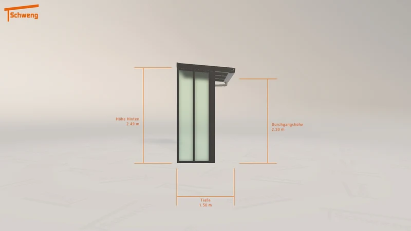 #DE Schweng Terrassenüberdachung S350 (ID 859mjx)