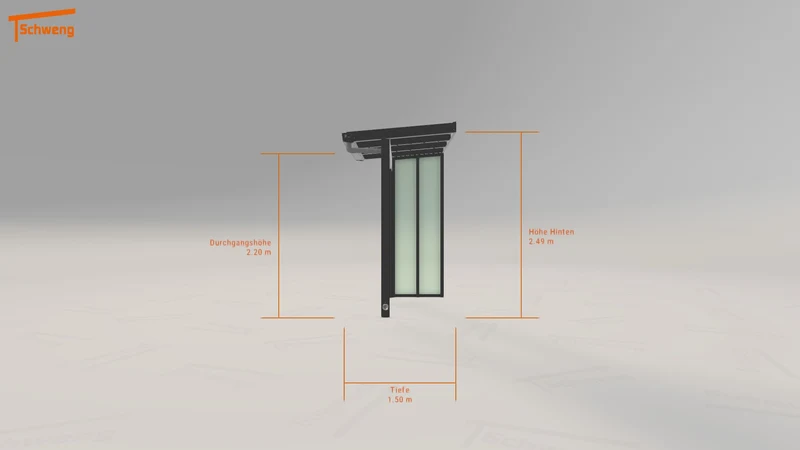 #DE Schweng Terrassenüberdachung S350 (ID 859mjx)
