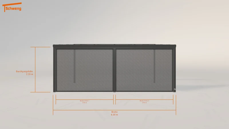 #DE Schweng Terrassenüberdachung S350 (ID 859kjw)