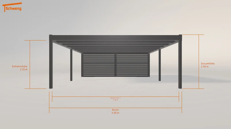 #AT Schweng Flachdachcarport C600+ (ID 9wygr9)