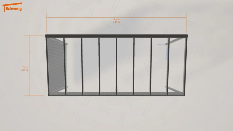 #DE Schweng Pultdachcarport S350 (ID ygywmb)