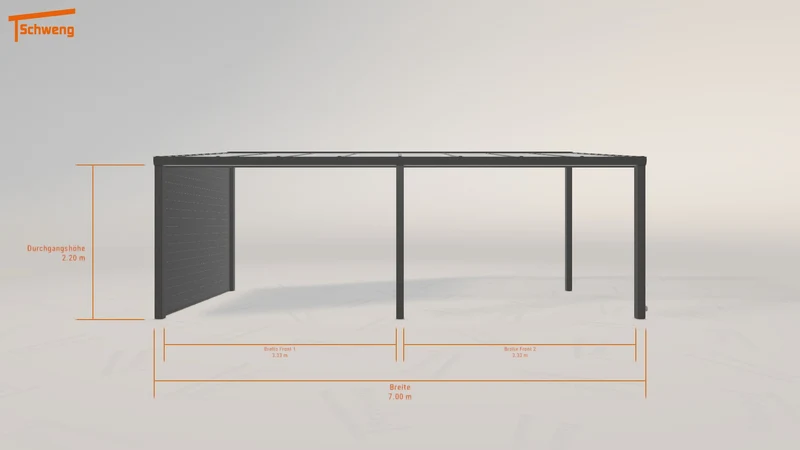 #DE Schweng Pultdachcarport S350 (ID pb9r57)