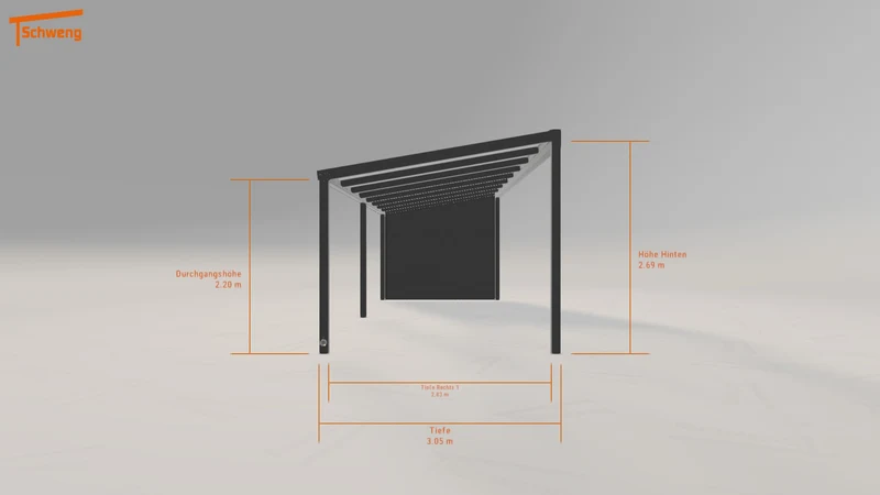 #DE Schweng Pultdachcarport S350 (ID pb9r57)
