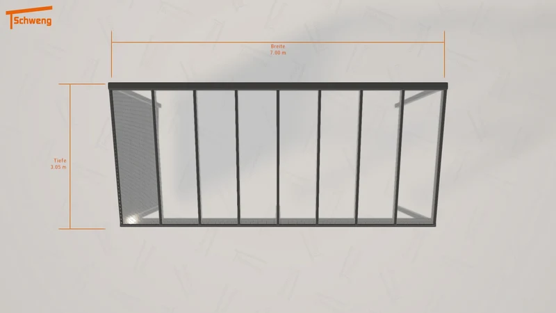#DE Schweng Pultdachcarport S350 (ID pb9r57)