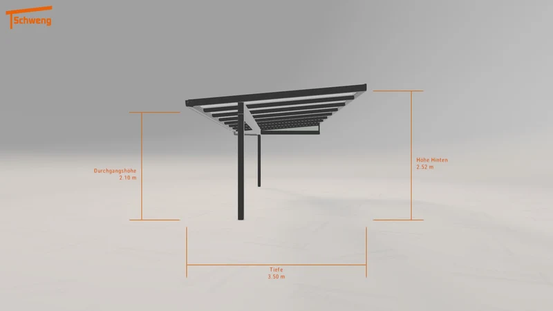 #DE Schweng Terrassenüberdachung S350 (ID mjpnkr)