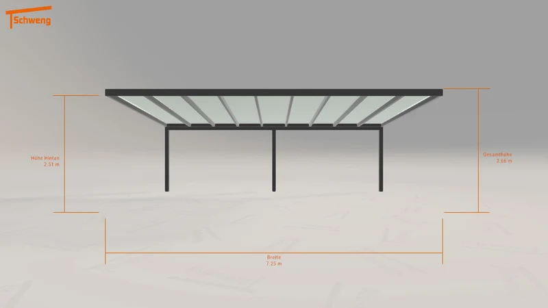 #DE Schweng Terrassenüberdachung S400 (ID 859nyq)