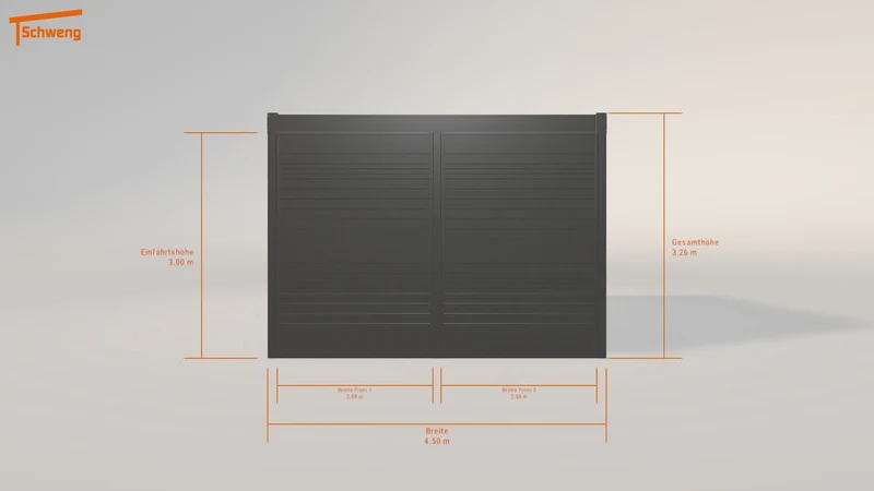 #CH Schweng Flachdachcarport C600+ (ID 5m8bd3)