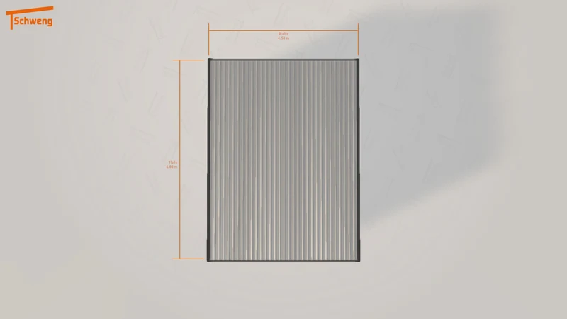 #CH Schweng Flachdachcarport C600+ (ID 5m8bd3)