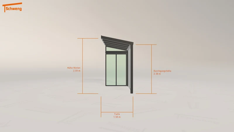 #DE Schweng Terrassenüberdachung S350 (ID 859ndq)