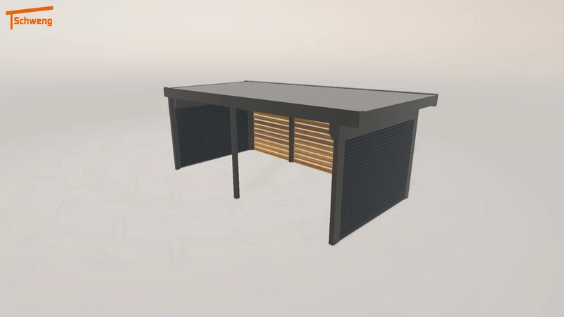 #DE Schweng Flachdachcarport C600+ (ID zb5p55) #MTG