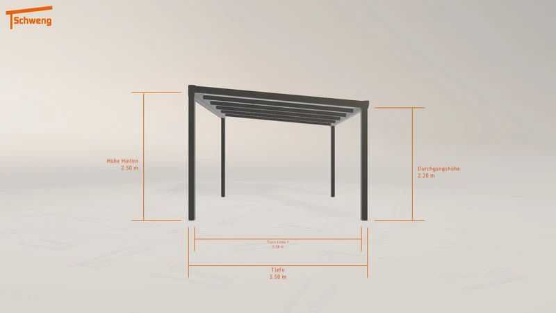 #DE Schweng Terrassenüberdachung S400 (ID dvqxv3)
