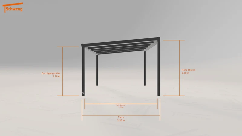 #DE Schweng Terrassenüberdachung S400 (ID dvqxv3)