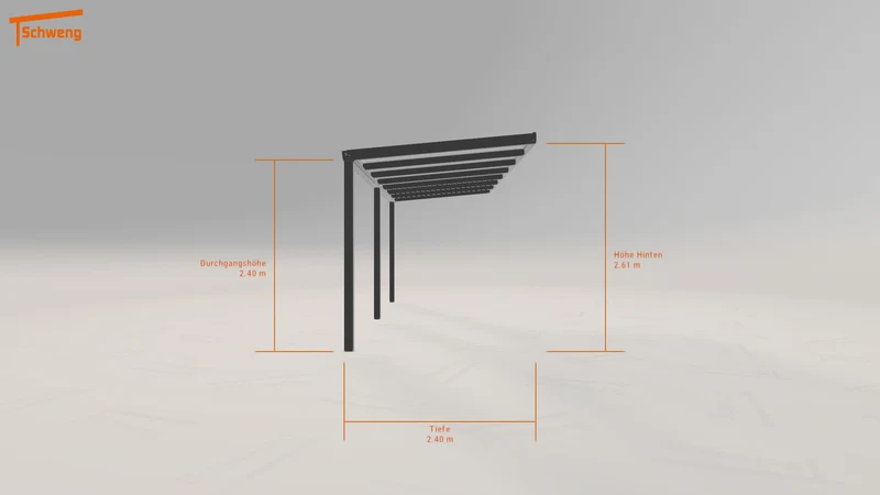#DE Schweng Terrassenüberdachung S350 (ID 337m3g)
