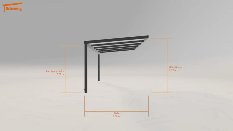#DE Schweng Terrassenüberdachung S350 (ID rj5mqn)