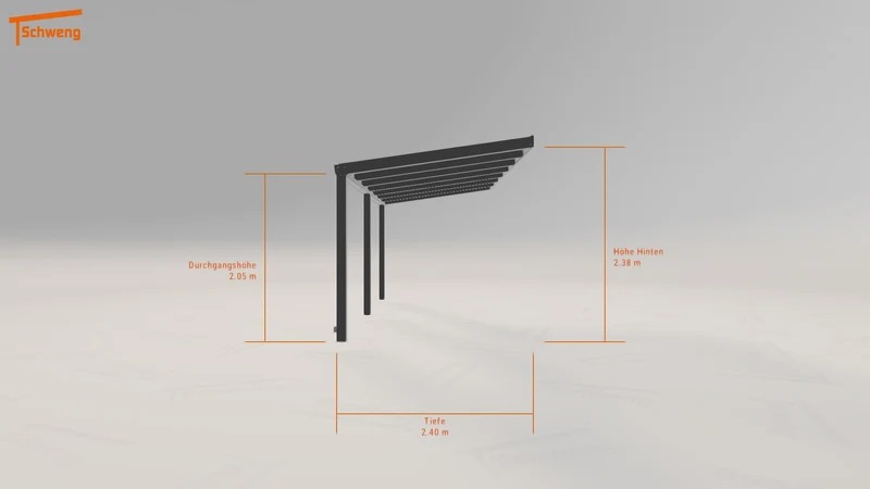 #DE Schweng Terrassenüberdachung S350 (ID 2q5mbw)