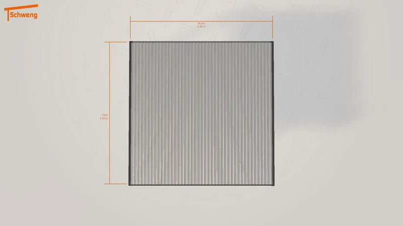 #DE Schweng Flachdachcarport C600+ (ID mjpnbw) #MTG